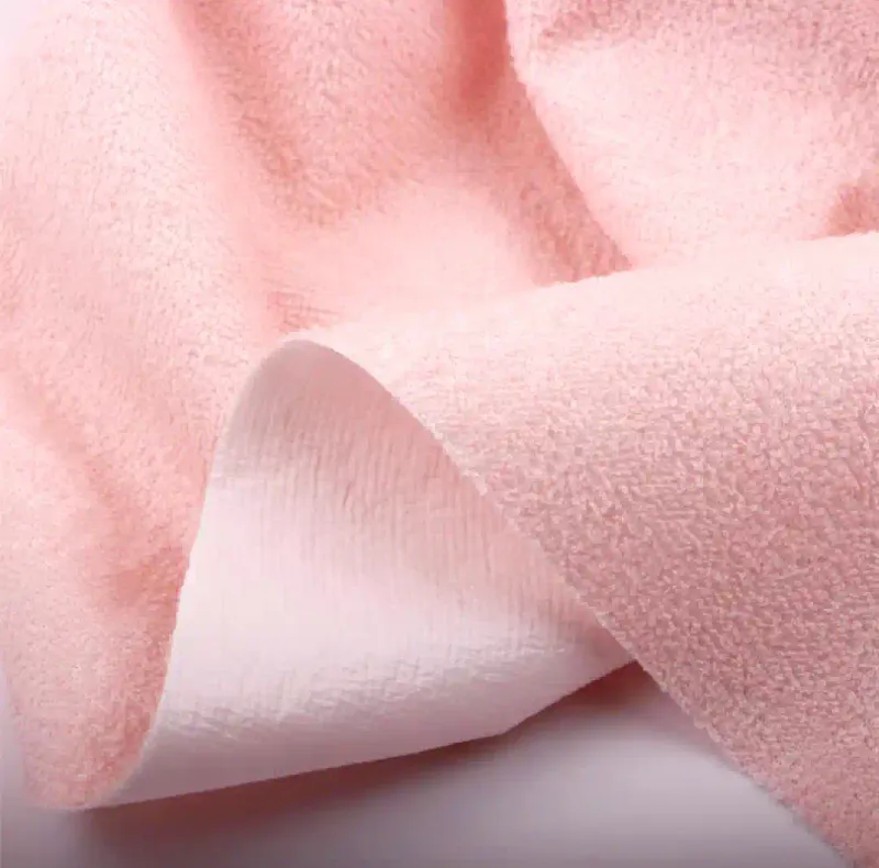 Baby Pink | Extra-Wide TPU Laminated Waterproof Towelling Fabric | 212cm Wide