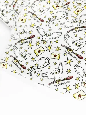 Flying Hedwig, Harry Potter | Licensed Quilting Cotton | 145cm wide