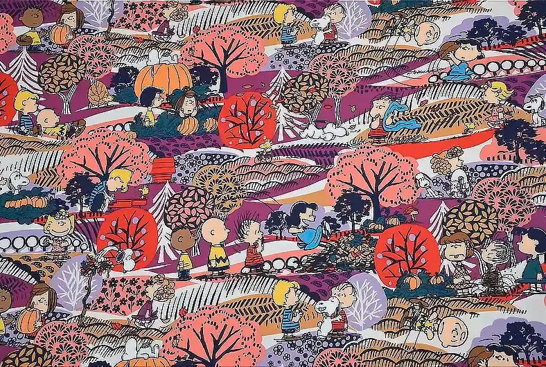 Peanut &amp; Friends | Licensed Vera Bradley Quilting Cotton | 145cm wide