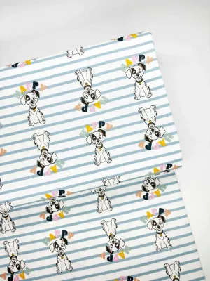 Dalmatian Stripes | Licensed Quilting Cotton | 112cm wide