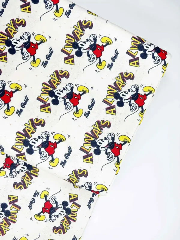 Mickey - Always the Best | Licensed Quilting Cotton | 112cm wide