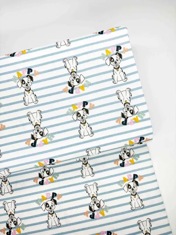 Dalmatian Stripes | Licensed Quilting Cotton | 112cm wide
