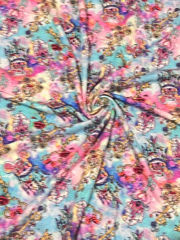 Magical Kingdom | Digitally Print Custom Modal Spandex | 170cm Wide