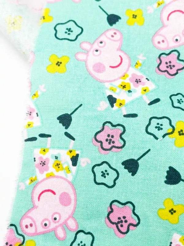 Peppa's Spring Bloom | Licensed Quilting Cotton | 145cm wide