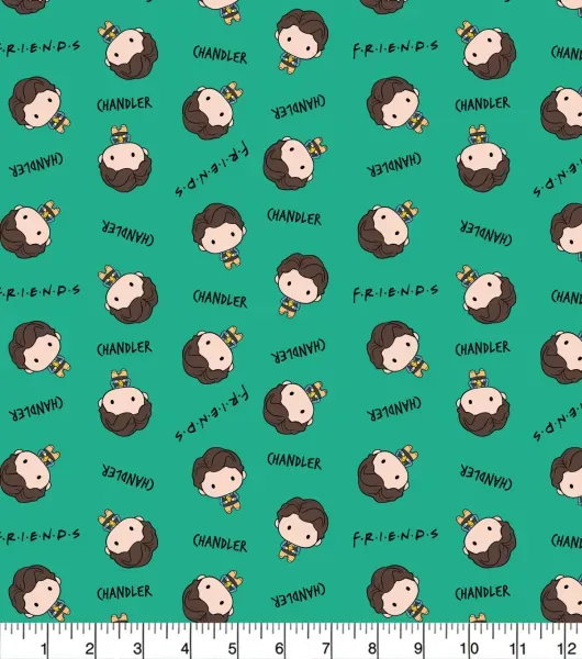 Friends Chandler Toss | Licensed Quilting Cotton | 112cm wide