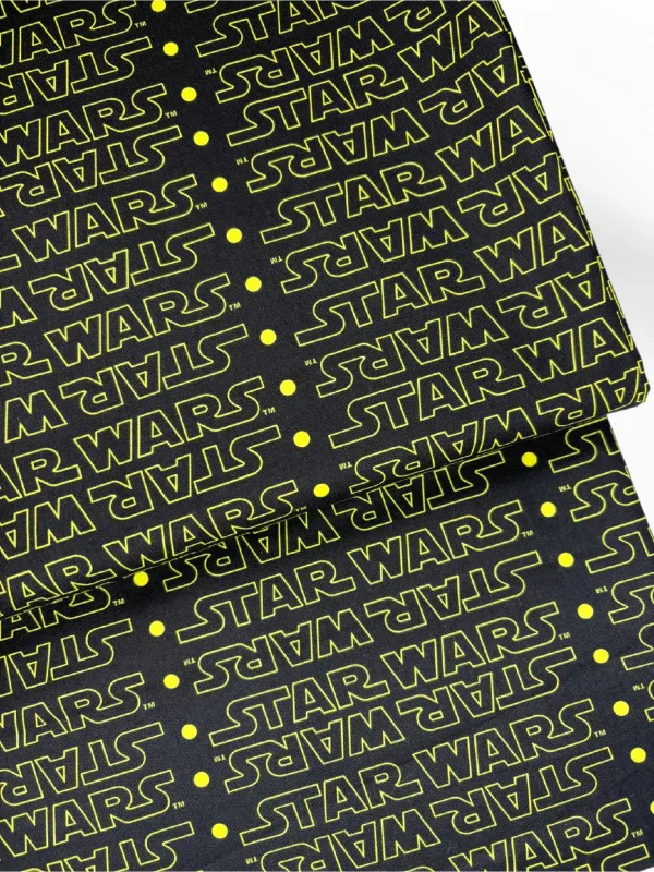 Star Wars Logo | Licensed Quilting Cotton | 112cm wide