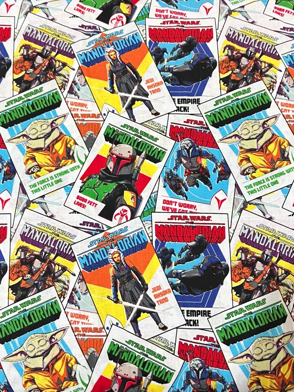 Star Wars, Mandolarian Comic | Licensed Quilting Cotton | 112cm wide