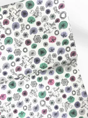 The Little Mermaid, Flounder's Reef | Licensed Quilting Cotton | 112cm wide