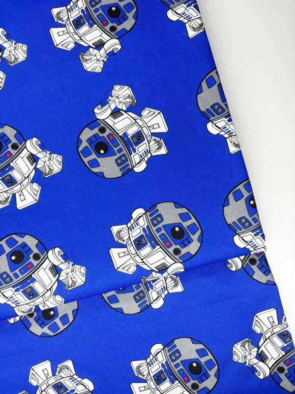 Star Wars, R2-D2 Galaxy Spaceship | Licensed Quilting Cotton | 112cm wide