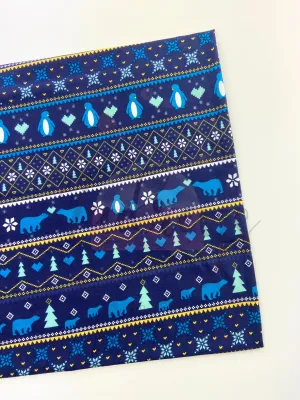 Arctic Sweater | Cotton Lycra Print Fabric, 200gsm