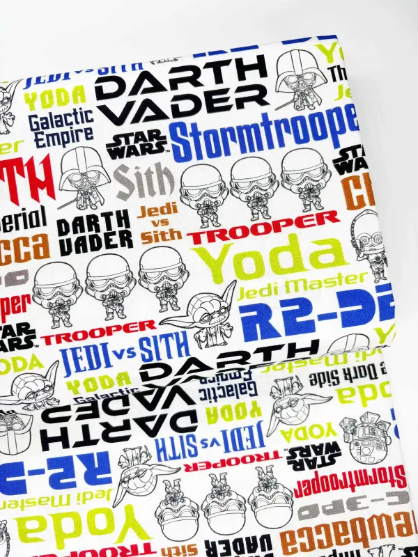 Star Wars Galactic Battle | Licensed Quilting Cotton | 112cm wide