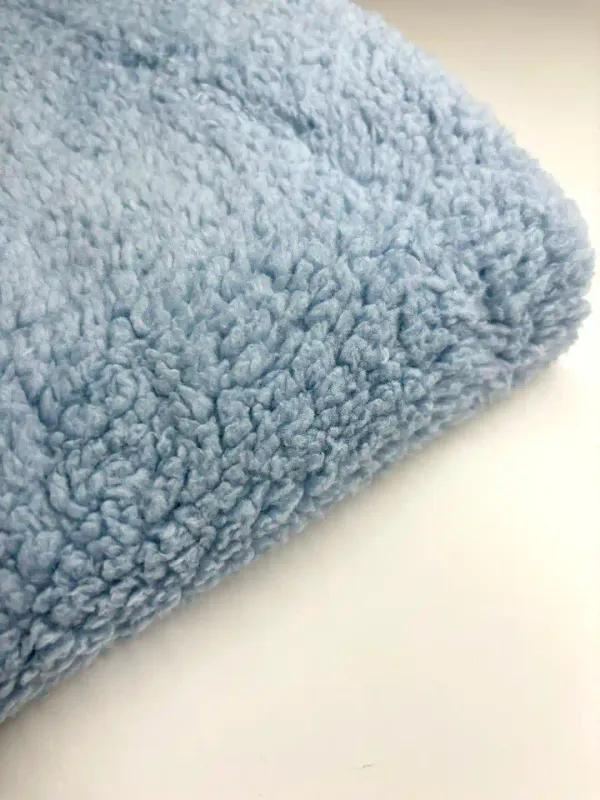 Dusty Blue | Sherpa Fleece Cuddle Plush Fleece | 188cm Wide