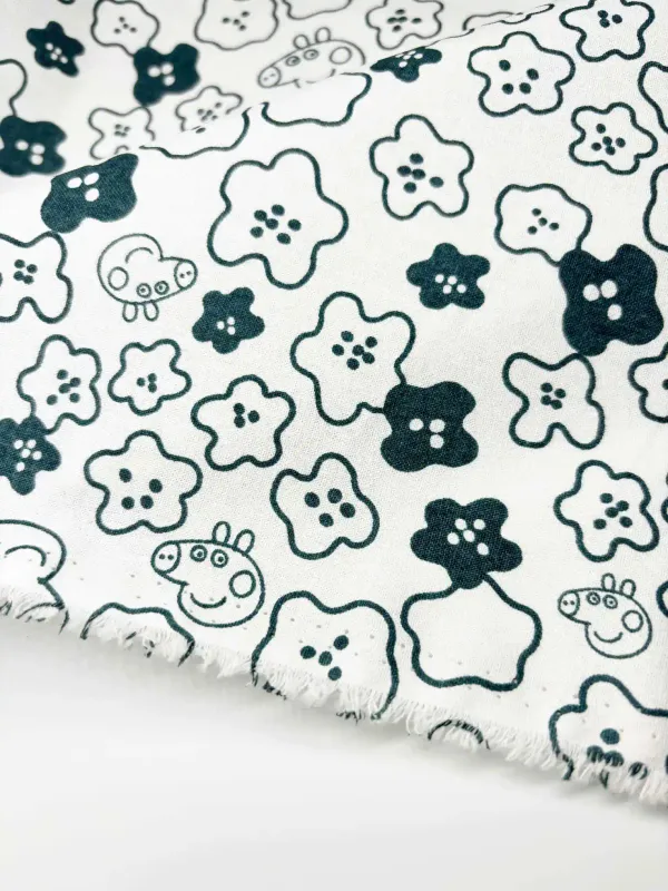 Peppa's Flower Garden | Licensed Quilting Cotton | 112cm wide