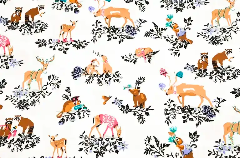 Merry Mischief Snow Day | Licensed Vera Bradley Quilting Cotton | 145cm wide