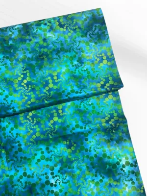 Elysian, Turquoise Lagoon | Quilting Cotton | 112cm wide