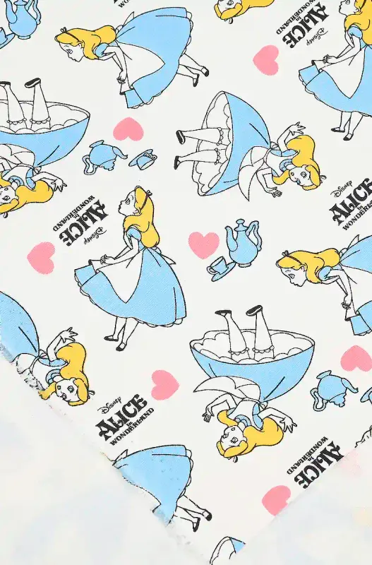 Alice in Wonderland | Lightweight Cotton Canvas | 140cm wide