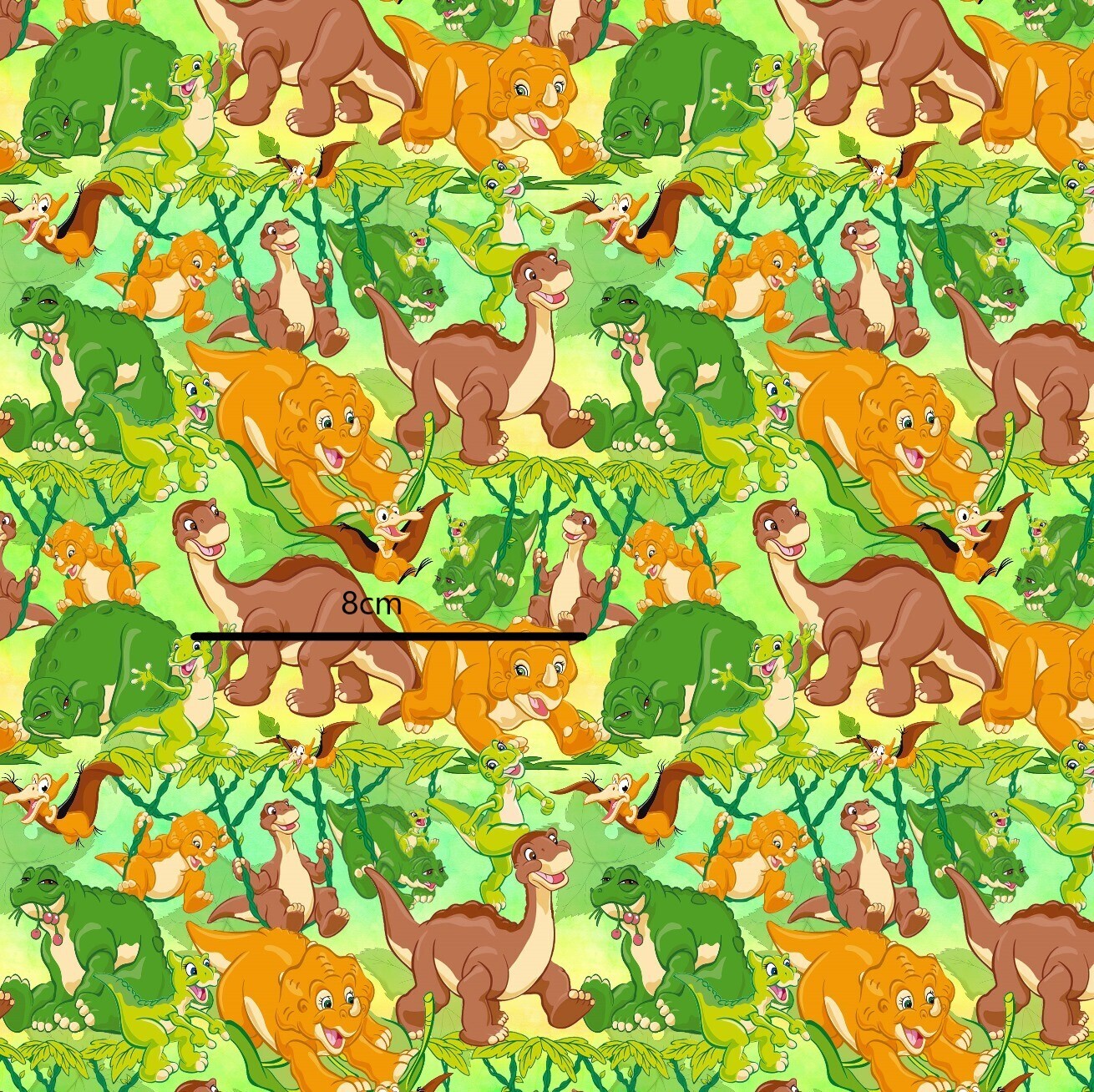 The Land Before Time | Digital Print Custom Cotton Woven | 145cm Wide