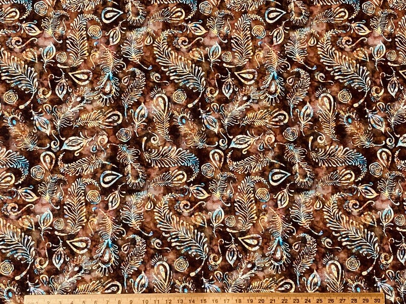 Brown Feather | Quilting Cotton | 112cm wide