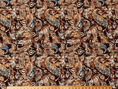 Brown Feather | Quilting Cotton | 112cm wide
