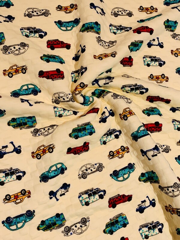 Road Show | Quilted Cotton Jersey | 175cm Wide