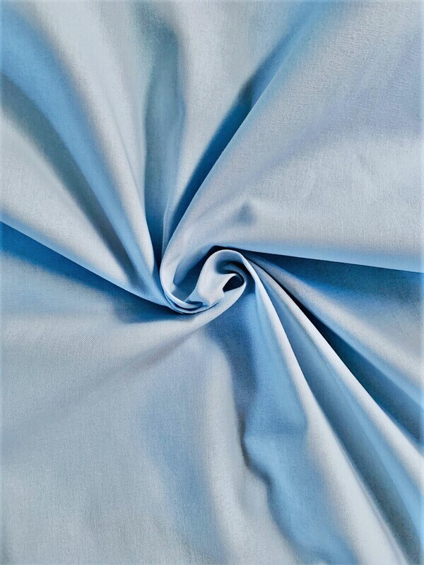 Pastel Blue | Quilting Cotton Solids (Homespun) | 112cm Wide