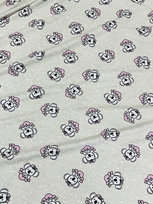Cute Koala | Single Brushed Poly Jersey, 150gsm | 165cm Wide