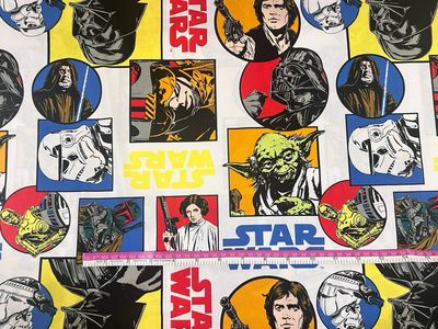 Star Wars, White Patch | Licensed Quilting Cotton | 112cm wide