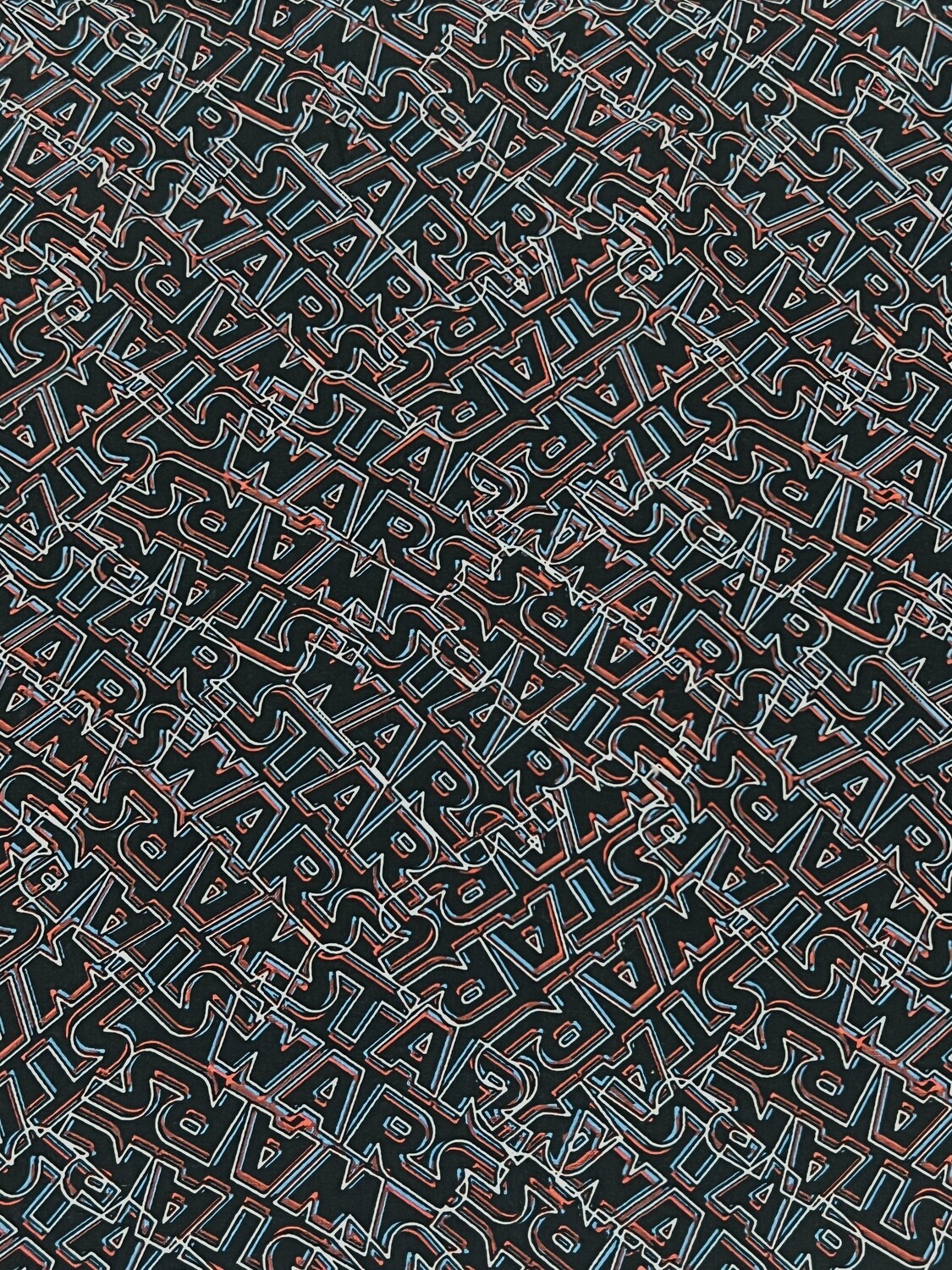 Star Wars Logo Allover | Licensed Quilting Cotton | 112cm wide