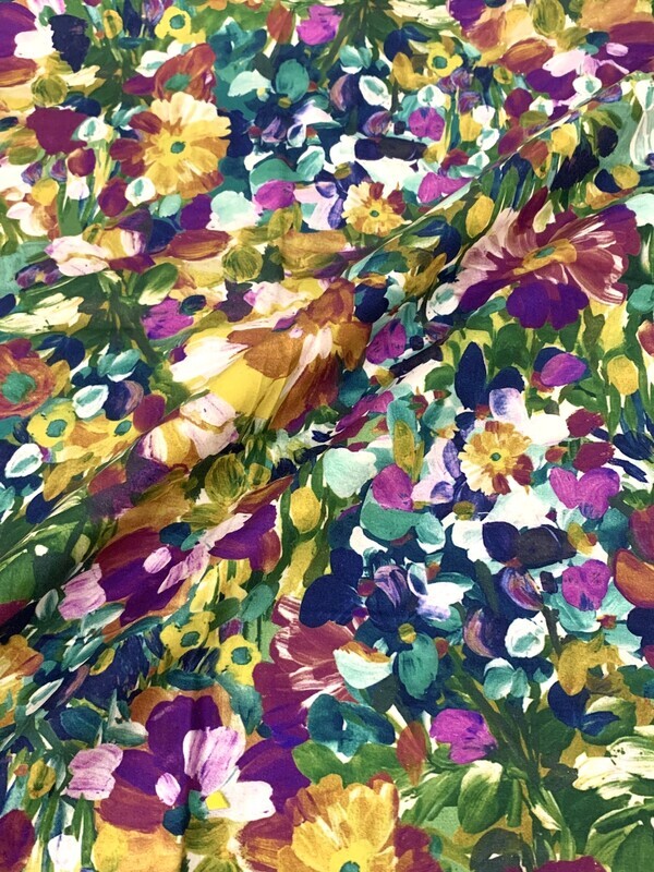 Painterly Meadow, Autumn | Quilting Cotton | 112cm wide
