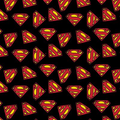 Superman Logo | Licensed Quilting Cotton | 112cm Wide