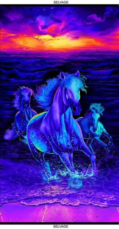 A Midnight Run | Digital Print Quilting Cotton Panel