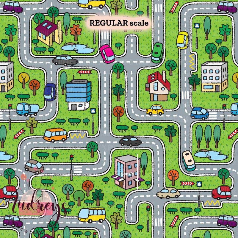 Roadmap | Digital-Print Custom Cotton Woven | 145cm wide