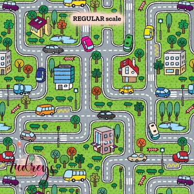 Roadmap | Digital-Print Custom Cotton Woven | 145cm wide