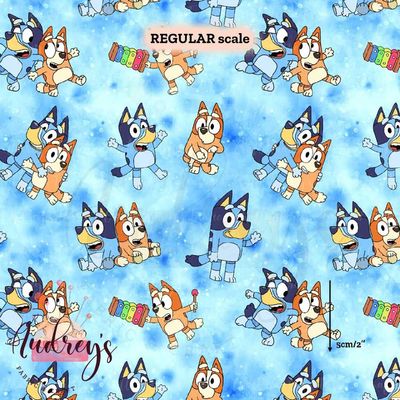 Bluey, Play | Digital Print Custom Cotton Woven | 145cm wide