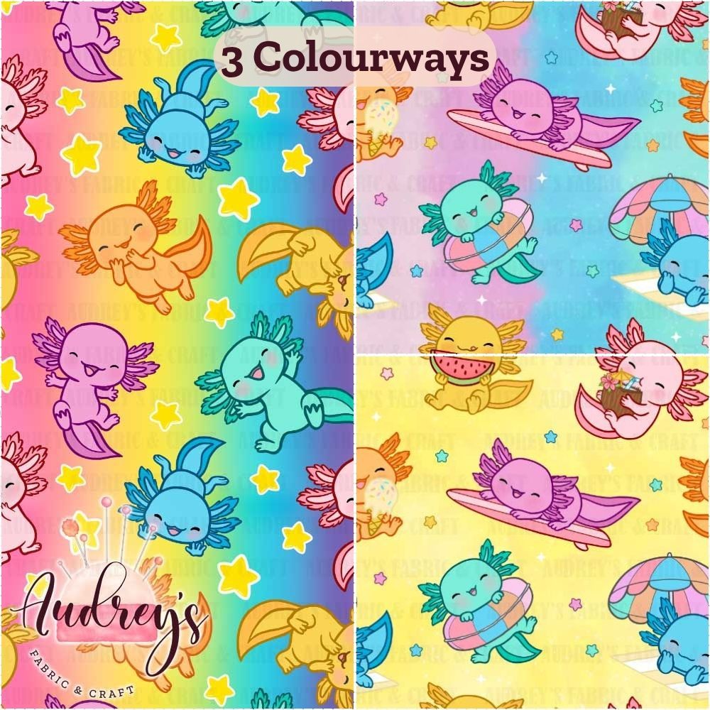 Cute Axolotis | PRE-ORDER | Choose Your Own Base