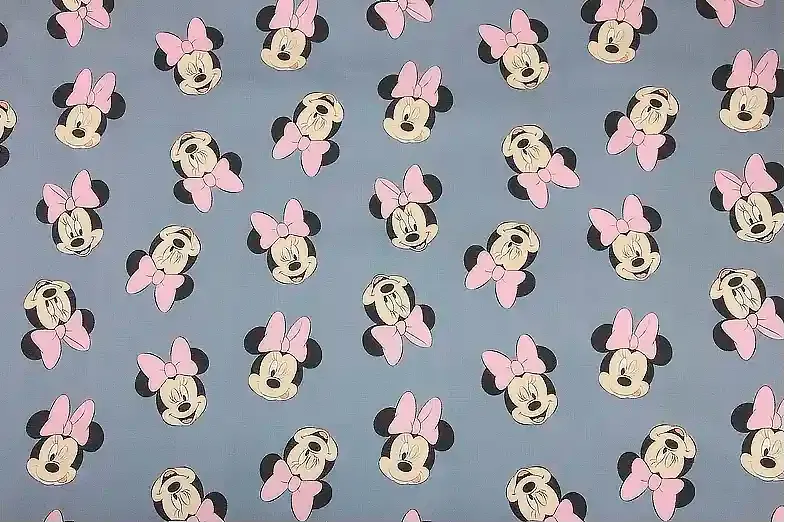Minnie Wink | Licensed Polycotton Stretch Woven | 130cm wide