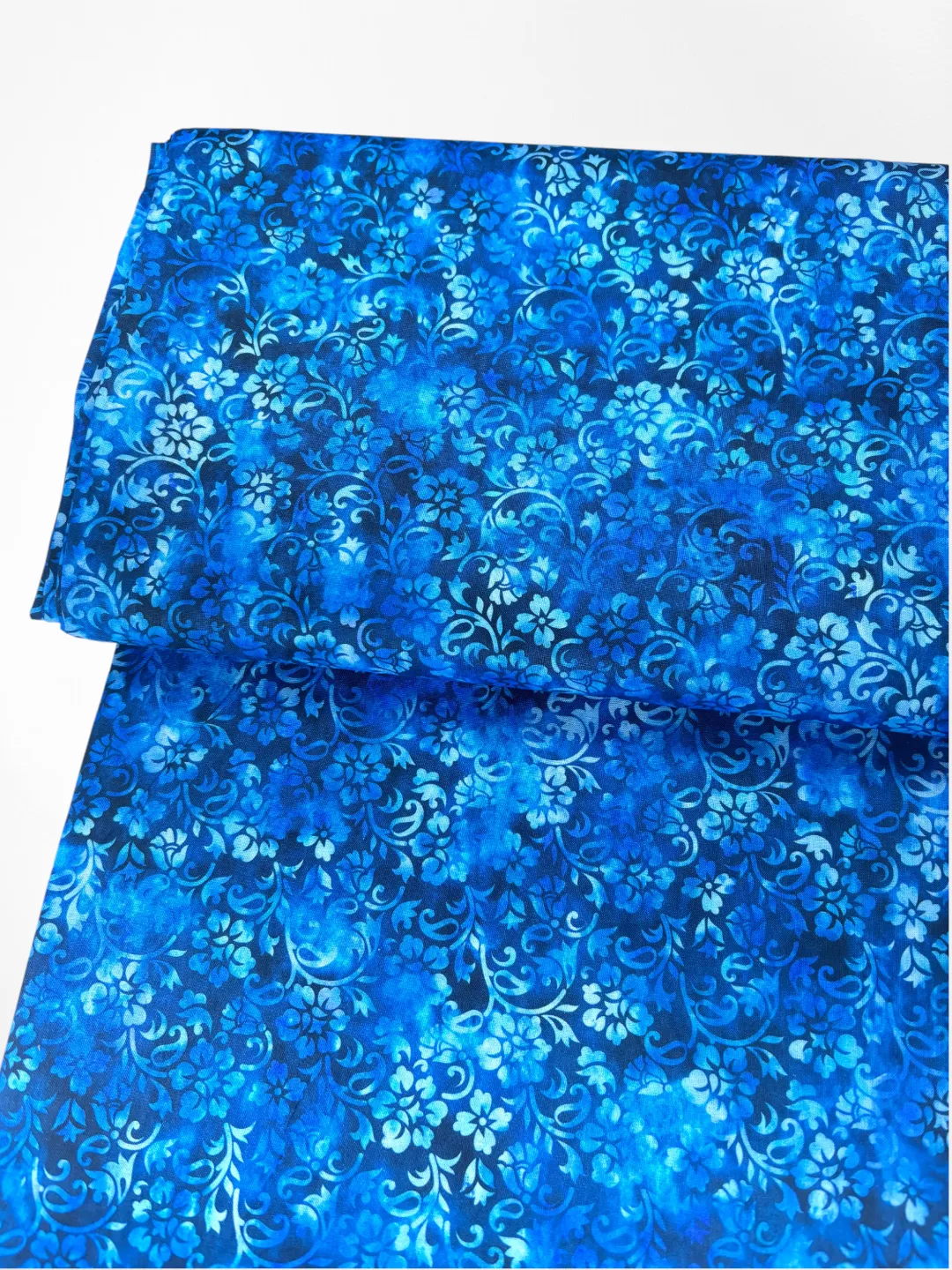 Floral Vines, Blue | Premium Quilting Cotton | 112cm wide