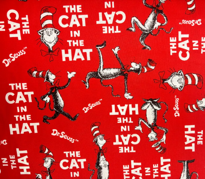 The Cat in the Hat | Premium Quilting Cotton | 112cm wide