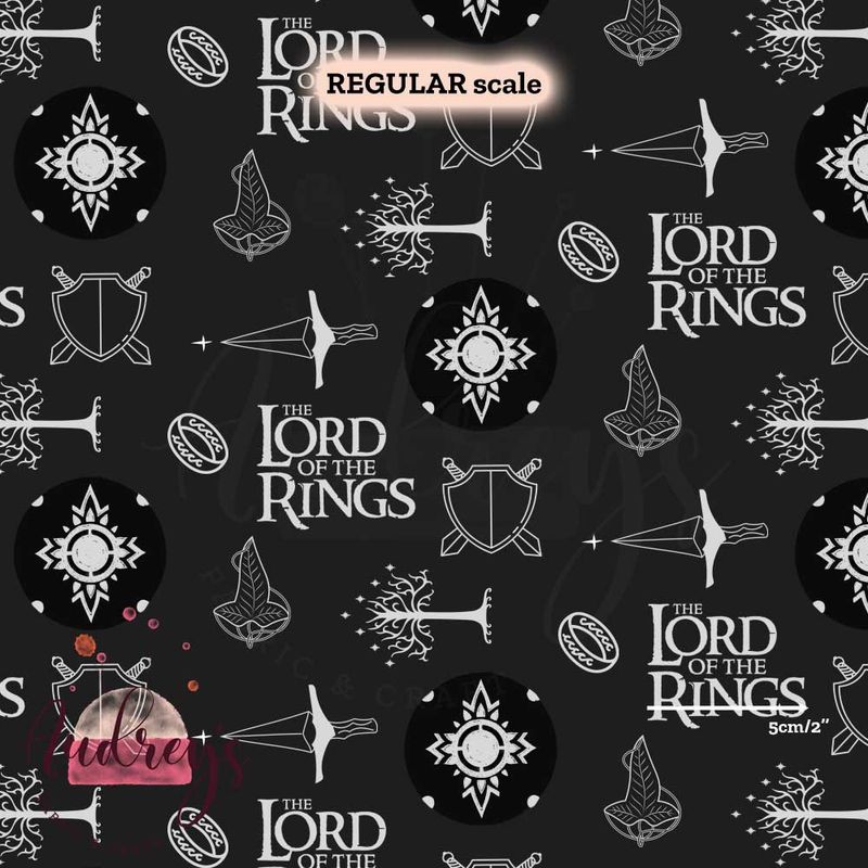Lord of the Rings | Digital-Print Custom Cotton Woven | 145cm wide