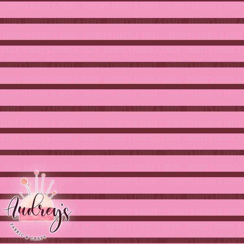Pink &amp; Brown (Thin) Stripes | PRE-ORDER | Choose Your Own Base