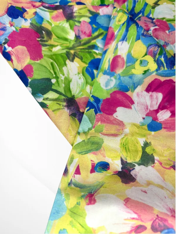 Painterly Petals, Summer | Quilting Cotton | 112cm wide