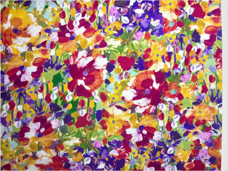 Painterly Meadow, Spring | Quilting Cotton | 112cm wide
