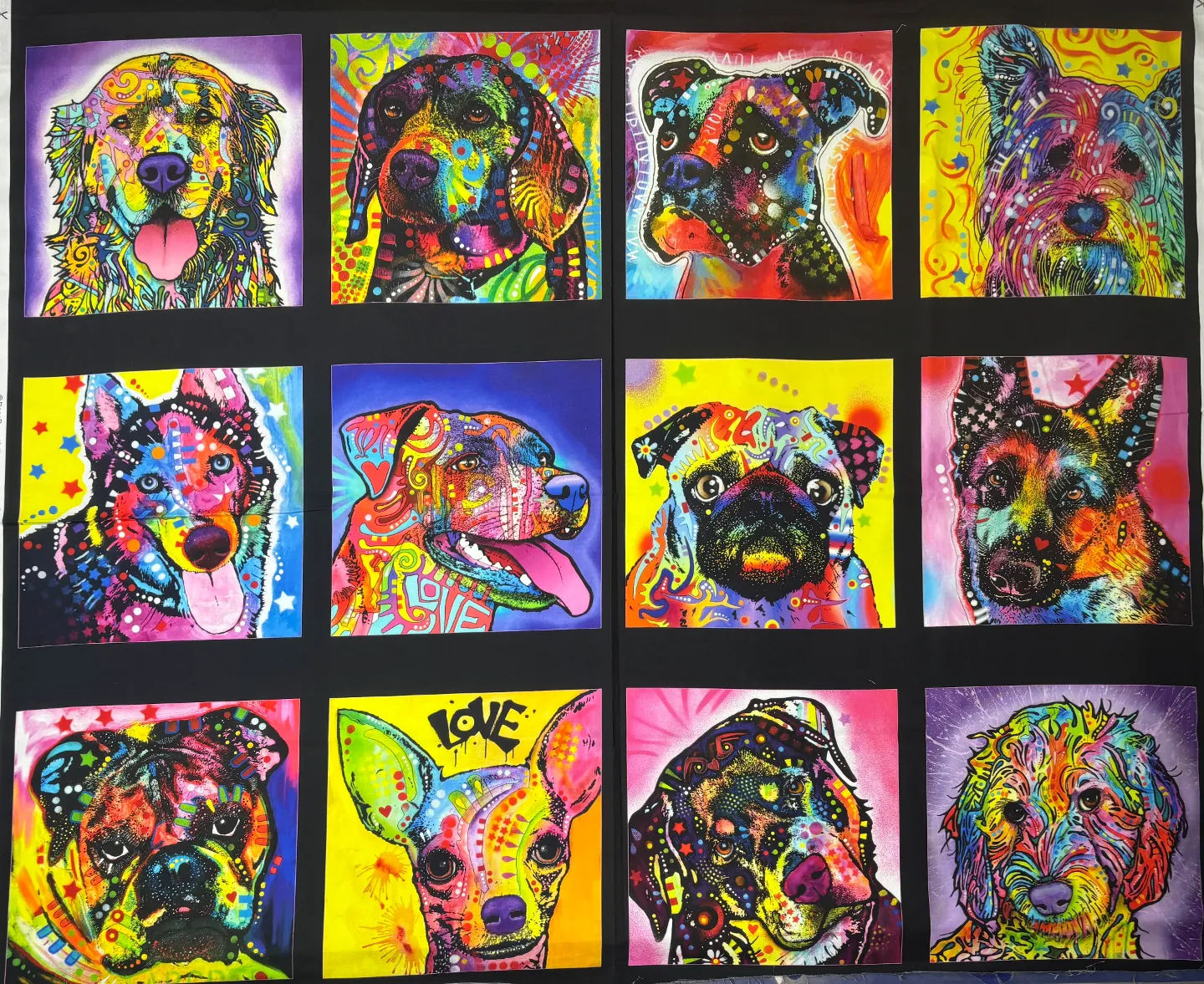 Doggie Daze | Quilting Cotton Panel