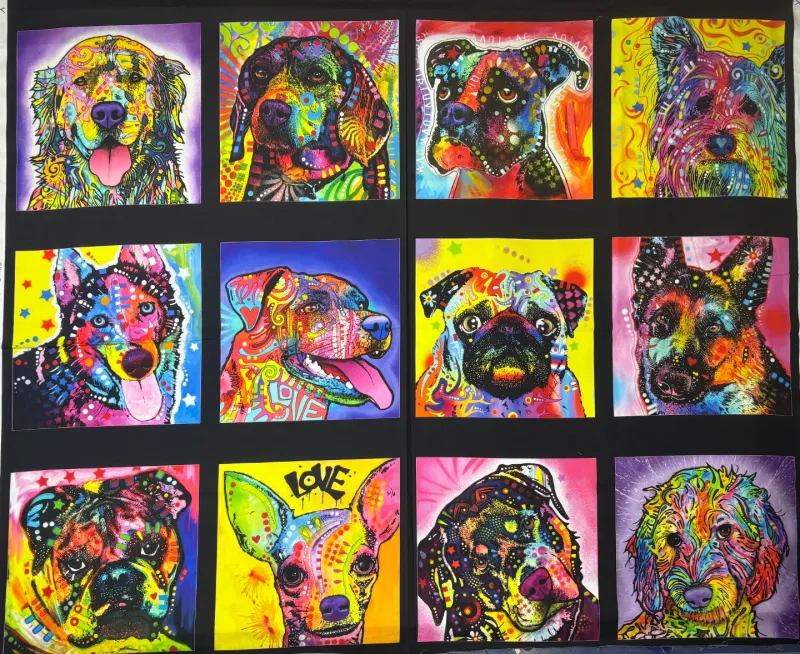 Doggie Daze | Quilting Cotton Panel