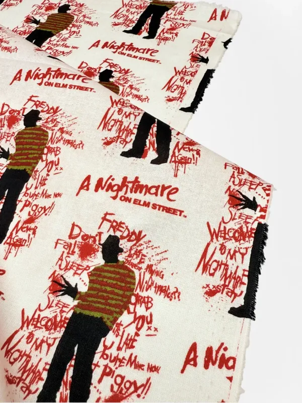 Nightmare on Elm Street, Freddy | Licensed Quilting Cotton | 112cm wide