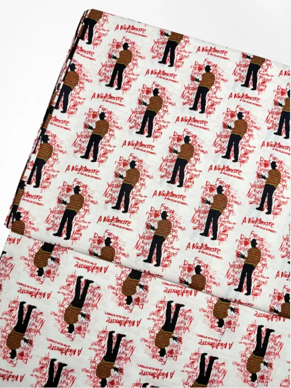 Nightmare on Elm Street, Freddy | Licensed Quilting Cotton | 112cm wide