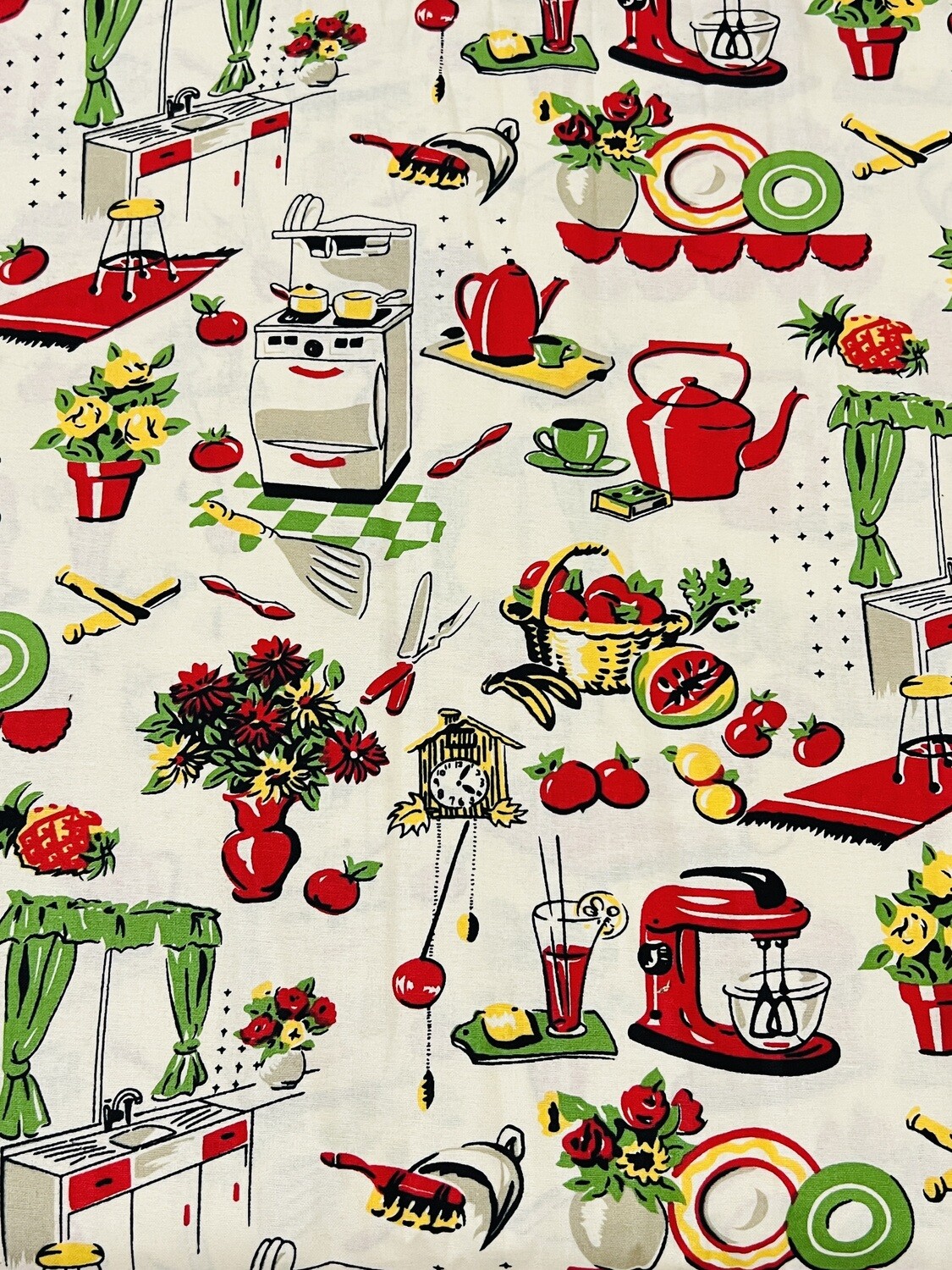 Fifties Kitchen | Quilting Cotton | 112cm wide