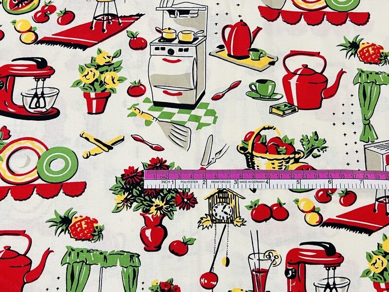 Fifties Kitchen | Quilting Cotton | 112cm wide