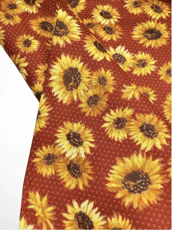 Autumn Afternoon Sunflower | Quilting Cotton | 112cm wide