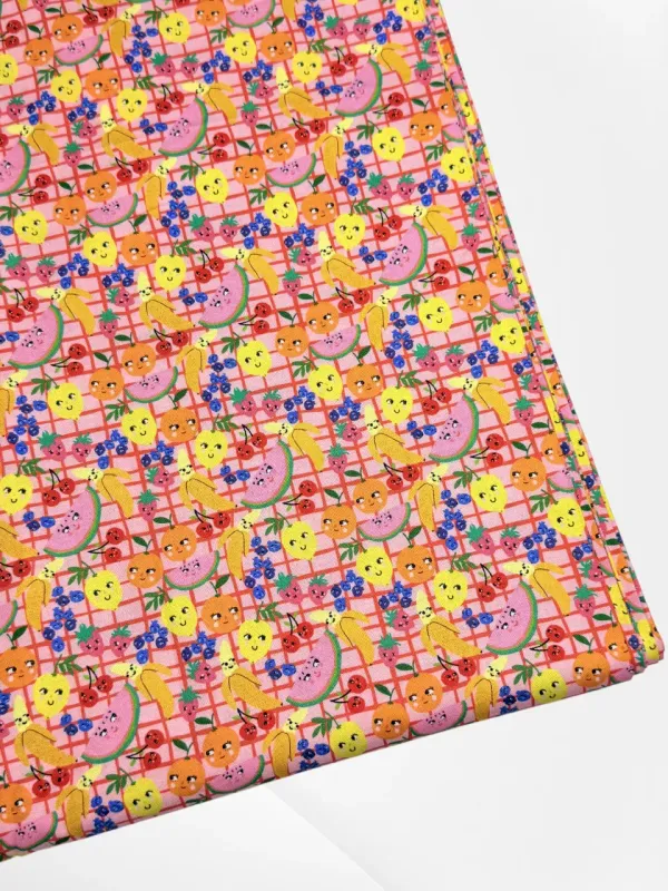 Food Face Fruit | Quilting Cotton | 112cm wide